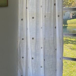 Nate Berkus 4 curtain panels. Like new. 52” wide by 82” lenght